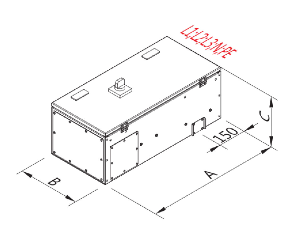 Коробка отбора мощности типа Bolt-on BB
