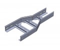 Переходы прямые центральные замковые для лестничного лотка оцинкованные НППЦЗ