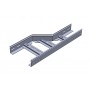 Переход прямой правый замковый для лестничного лотка НПППЗгц-500х100 Н80-1,2 горячеоцинкованный