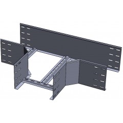 Т-отвод лестничный замковый НЛЗТ-1000х200-1,2 оцинкованный