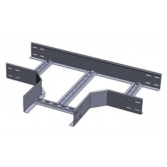 Т-отвод лестничный замковый НЛЗТ-150х100-1,2  оцинкованный