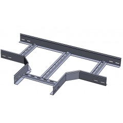 Т-отвод лестничный замковый НЛЗТ-1000х70-1,5 оцинкованный