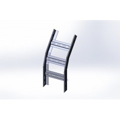 Угол внешний (спуск) лестничный замковый НЛЗСэц-450х70-1,2-45 электрохимическое цинкование