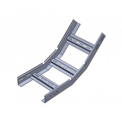 Угол внутренний (подъем) лестничный замковый НЛЗПхк-1000х50-1,2-45 холоднокатаный