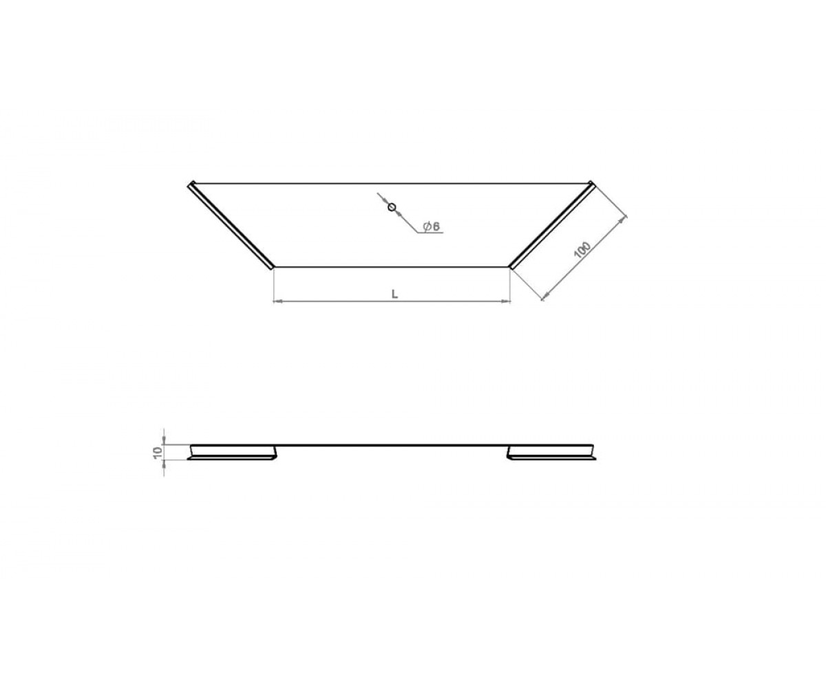 Крышка к отводу КЛЗОхк-1000-1,5 холоднокатаная