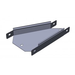 Переход прямой правый замковый ПППЗ-100х50 Н50-1,2 оцинкованный