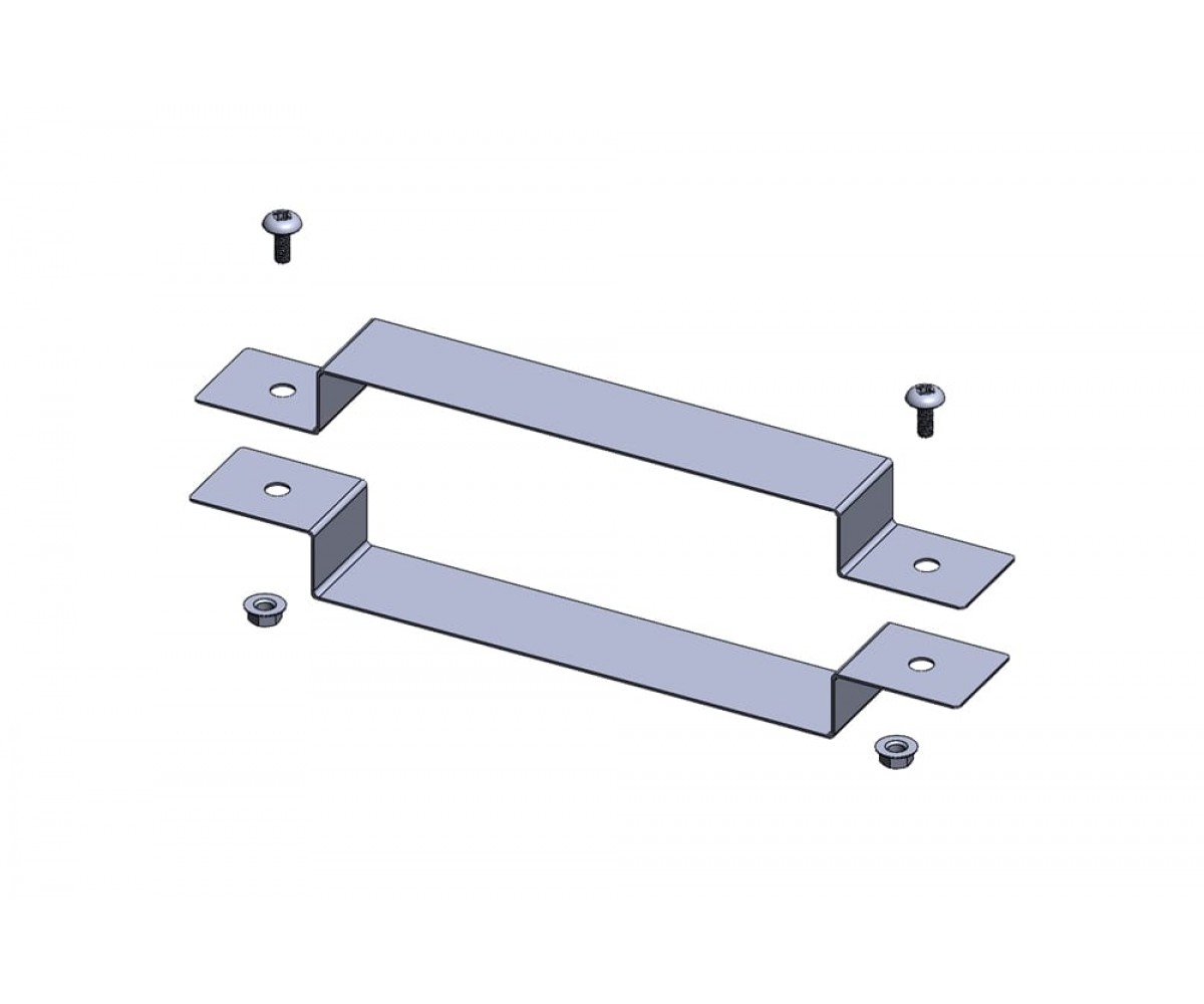 Прижим крышки снегозащитной к лотку горячеоцинкованный ПКЛ-СЗгц-150х100-1,5