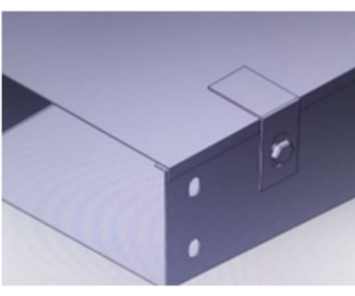 Прижим крышек универсальный окрашенный ПЛКral