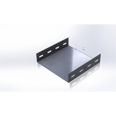 Соединитель лотка боковой 500мм нержавеющая сталь СЛБн-500 AISI 304