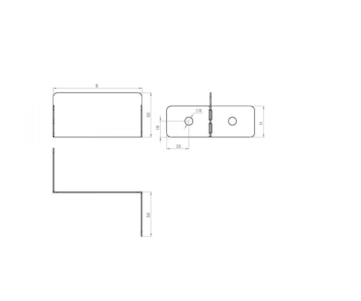 Соединитель-переход горячеоцинкованный СПРгц 100х50