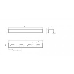 Соединитель швелера СШвхк-50х50 холоднокатанный