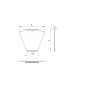 Крышка замковая угловой секции КЛЗУ-600-0,8-45 оцинкованная