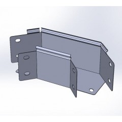 Угол горизонтальный замковый 90 град, ЛМЗУхк-100х100-1,5-90 холоднокатаный
