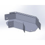 Угол горизонтальный замковый 90 град, ЛМЗУ-150х70-0,8-90 оцинкованный