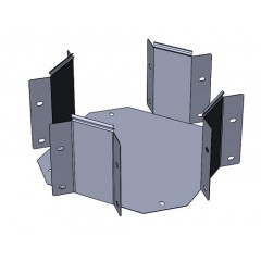 Х-секция замковая ЛМЗХхк-200х200-1,5 холоднокатаная