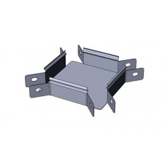 Х-секция замковая ЛМЗХ-50х50-1,5 оцинкованная