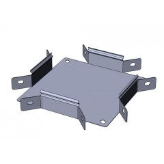 Х-секция замковая ЛМЗХ-100х60-1,0 оцинкованная