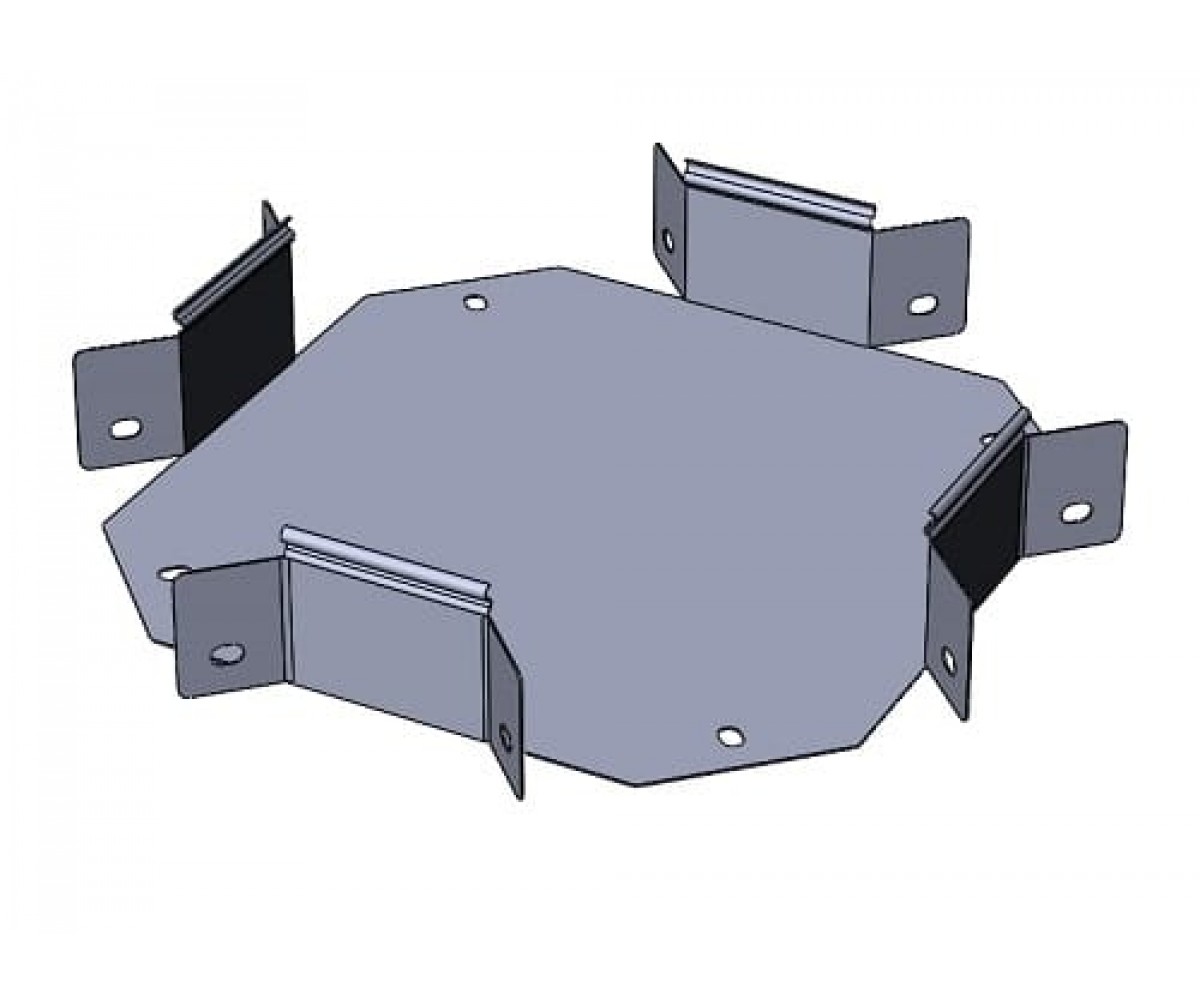 Х-секция замковая ЛМЗХ-80х80-0,7 оцинкованная