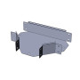 Т-секция замковая ЛМЗТн-500х100-0,8 нержавеющая сталь AISI 304