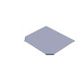 Крышка замковая Т-секции КЛЗТ-400-0,8 оцинкованная