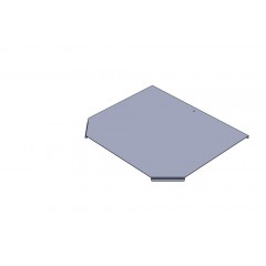 Крышка замковая Т-секции КЛЗТ-300-1,5 оцинкованная