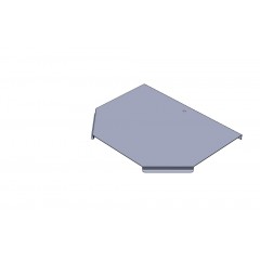 Крышка замковая Т-секции КЛЗТ-150-1,5 оцинкованная