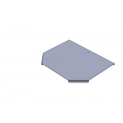 Крышка замковая Т-секции R-600 КЛЗТгц-250-1,2 горячеоцинкованная