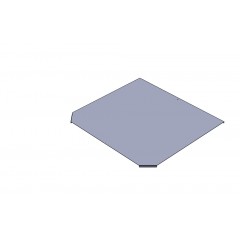 Крышка замковая Т-секции R-600 КЛЗТгц-600-1,2 горячеоцинкованная