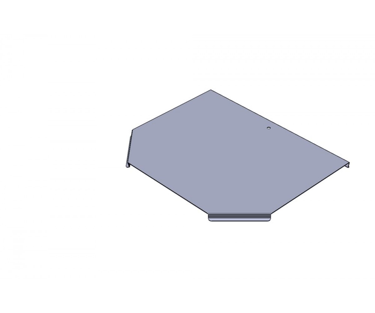 Крышка замковая Т-секции R-600 КЛЗТгц-200-1,2 горячеоцинкованная