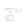 Т-секция замковая вниз горячеоцинкованная ЛМЗТвнгц-150х50-1,0