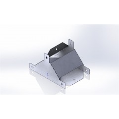 Т-секция замковая вверх ЛМЗТвв-200х100-0,7