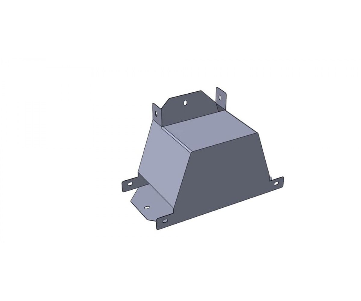 Т-секция замковая вверх с разворотом на 90град, ЛМЗТввр-100х80-0,7-90