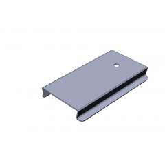 Крышка к углу внутреннему (подъему) замковая КЛЗПгц-50-1,5-45 горячеоцинкованная