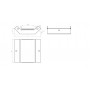 Угол внутренний (подъем) замковый 90 град, ЛМЗП-600х200-0,8-90 оцинкованный