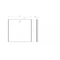 Крышка к углу внутреннему (подъему) замковая КЛЗП-80-0,7-90 оцинкованная