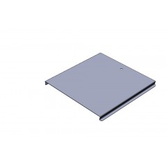 Крышка к углу внешнему (спуск) замковая КЛЗС-200-0,8-45 оцинкованная