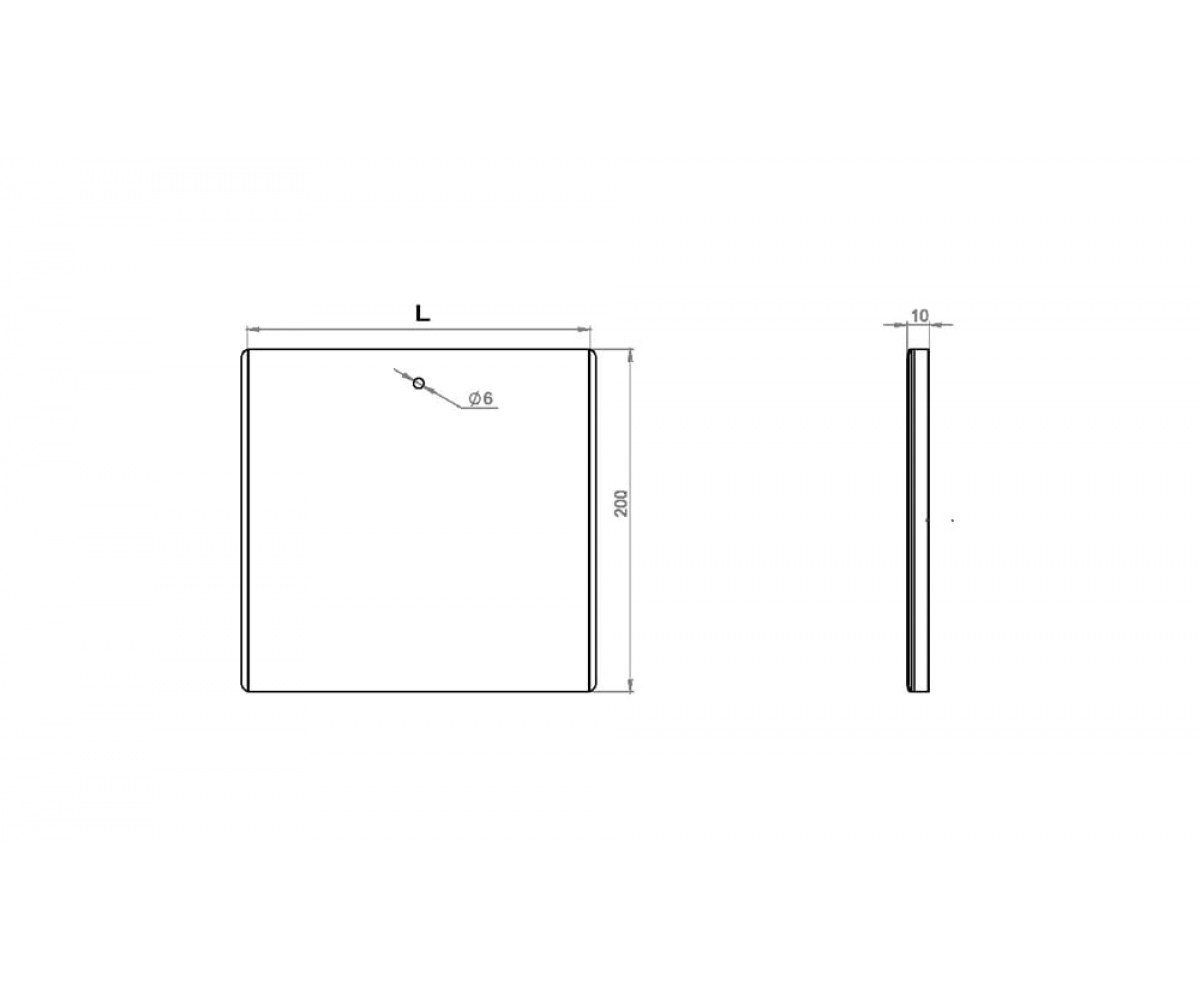 Крышка к углу внешнему (спуску) замковая КЛЗСгц-200-1,0-90 горячеоцинкованная
