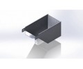 Углы и крышки  внешние (спуск) с разворотом 90 град в нержавеющей стали