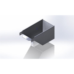 Угол внешний (спуск) с разворотом замковый 90 град, правый ЛМЗСрп-100х50-0,7-90