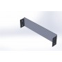 Заглушка  лотка нержавеющая сталь ЗТн-500х100 INOX 304