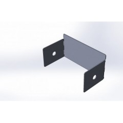 Заглушка  лотка нержавеющая сталь ЗТн-100х60 INOX