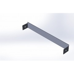 Заглушка  лотка горячеоцинкованная ЗТгц-400х50-1,2