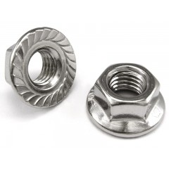 Гайка М6 со стопорным бортиком (DIN 6923) ГМ6СБ