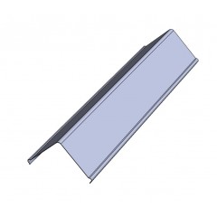 Крышка лотка замковая снегозащитная нержавеющая сталь КЛЗ-СЗн-300х15-1,2-3000 AISI 304