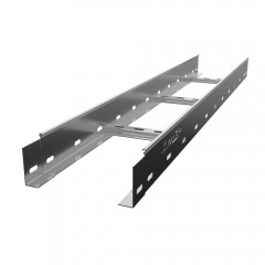 Лестничный лоток замковый с боковой перфорацией горячеоцинкованный НЛЗгц-150х70-1,5-6000