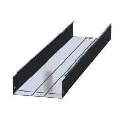 Лоток неперфорированный монтажный холоднокатаный ЛМхк-100х80-1,5-3000