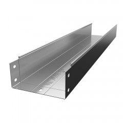 Лоток неперфорированный замковый оцинкованный ЛМЗ-200х100-1,2-3000