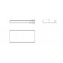 Лоток неперфорированный замковый оцинкованный ЛМЗ-400х80-1,0-3000