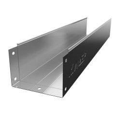 Лоток неперфорированный замковый горячеоцинкованный ЛМЗгц-150х150-1,2-3000