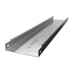 Лоток неперфорированный замковый холоднокатаный ЛМЗхк-100х50-1,2-3000